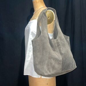roost grey suede hobo bag-interior pocket/magnetic snap closure-NWOT